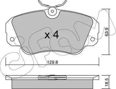 RIDER RD.3323.DB957 - Тормозные колодки, дисковые, комплект autospares.lv