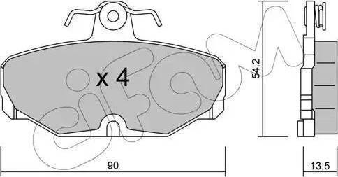 BOSCH 986469810 - Тормозные колодки, дисковые, комплект autospares.lv