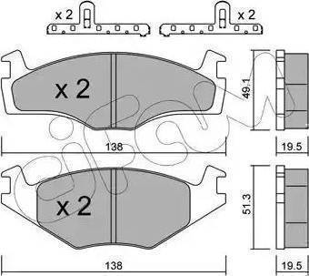 Delphi LP0421 - Тормозные колодки, дисковые, комплект autospares.lv