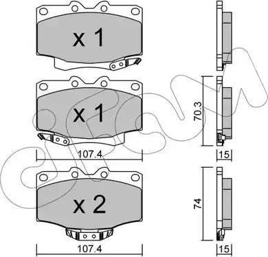 BOSCH 424 269B - Тормозные колодки, дисковые, комплект autospares.lv