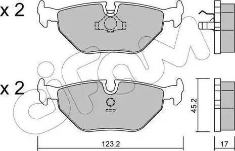 Delphi LP0555 - Тормозные колодки, дисковые, комплект autospares.lv