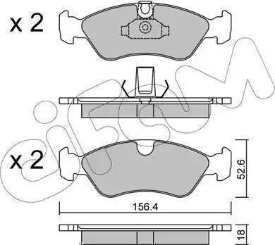 Magneti Marelli 323700003000 - Тормозные колодки, дисковые, комплект autospares.lv