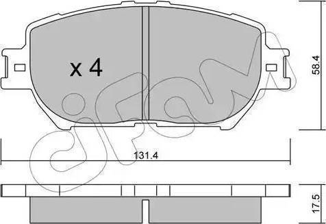 RIDER RD.3323.DB3314 - Тормозные колодки, дисковые, комплект autospares.lv