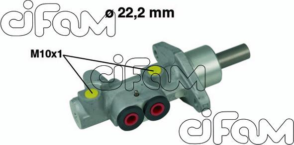 Cifam 202-492 - Главный тормозной цилиндр autospares.lv