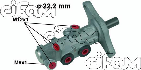 Cifam 202-457 - Главный тормозной цилиндр autospares.lv