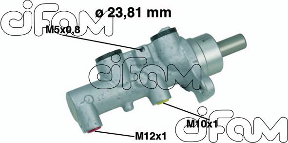 Cifam 202-462 - Главный тормозной цилиндр autospares.lv