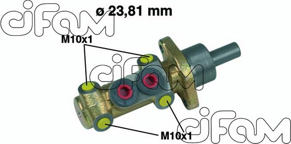 Cifam 202-418 - Главный тормозной цилиндр autospares.lv