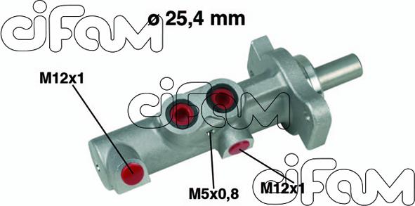 Cifam 202-425 - Главный тормозной цилиндр autospares.lv