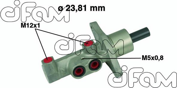 Cifam 202-475 - Главный тормозной цилиндр autospares.lv