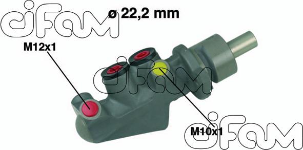 Cifam 202-478 - Главный тормозной цилиндр autospares.lv