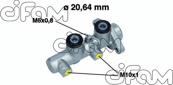 Cifam 202-513 - Главный тормозной цилиндр autospares.lv