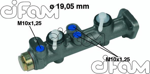 Cifam 202-006 - Главный тормозной цилиндр autospares.lv