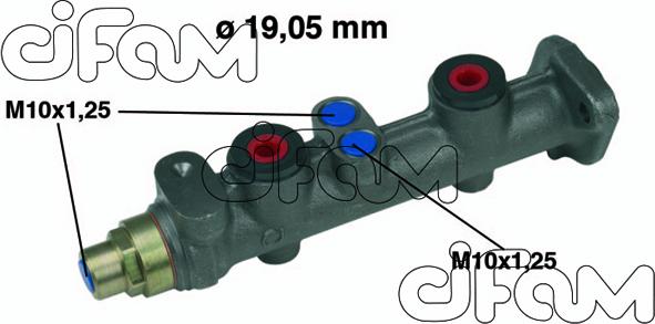 Cifam 202-014 - Главный тормозной цилиндр autospares.lv