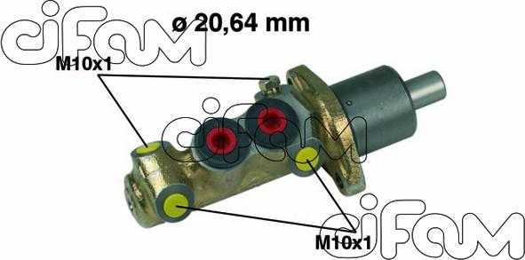 Cifam 202-087 - Главный тормозной цилиндр autospares.lv