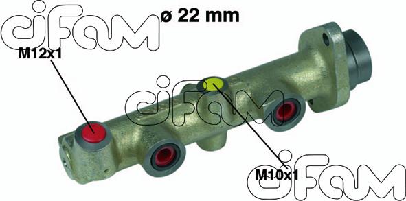 Cifam 202-163 - Главный тормозной цилиндр autospares.lv