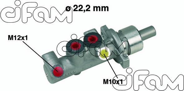 Cifam 202-309 - Главный тормозной цилиндр autospares.lv