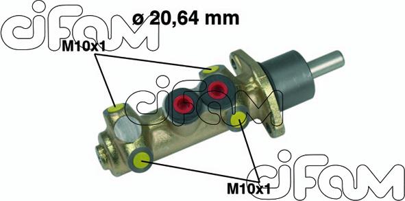 Cifam 202-300 - Главный тормозной цилиндр autospares.lv