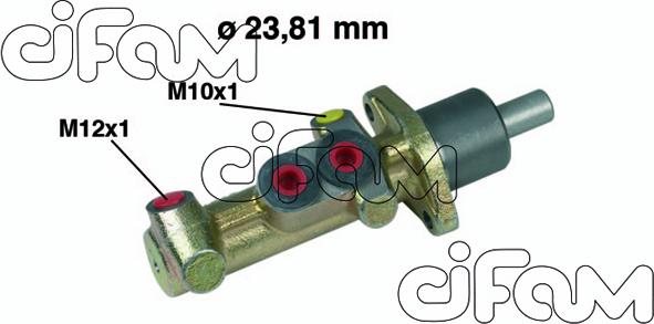 Cifam 202-386 - Главный тормозной цилиндр autospares.lv