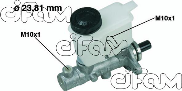 Cifam 202-331 - Главный тормозной цилиндр autospares.lv