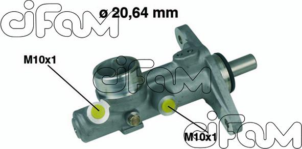 Cifam 202-210 - Главный тормозной цилиндр autospares.lv