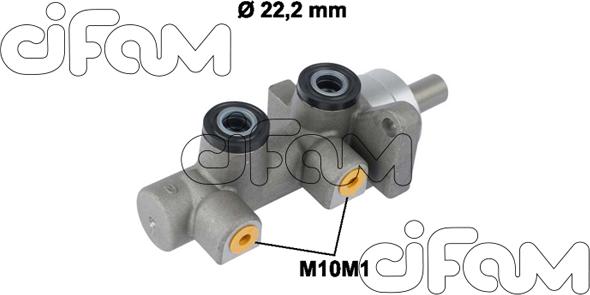 Cifam 202-722 - Главный тормозной цилиндр autospares.lv