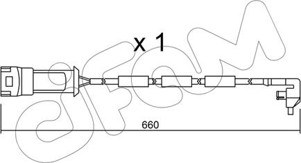 Cifam SU.090 - Сигнализатор, износ тормозных колодок autospares.lv