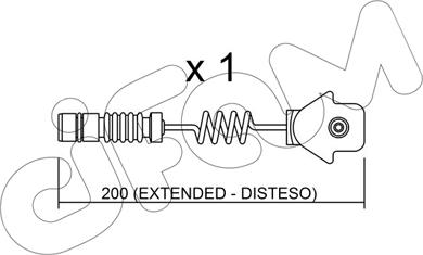 Cifam SU.012 - Сигнализатор, износ тормозных колодок autospares.lv