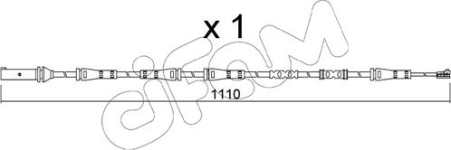 Cifam SU.368 - Сигнализатор, износ тормозных колодок autospares.lv