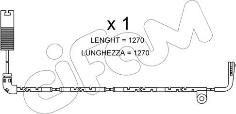 Cifam SU.254 - Сигнализатор, износ тормозных колодок autospares.lv