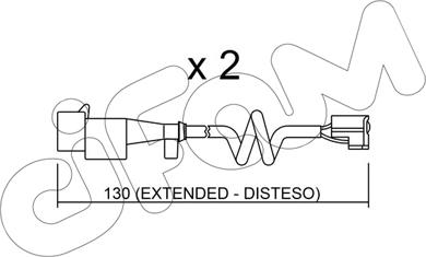 Cifam SU.225K - Сигнализатор, износ тормозных колодок autospares.lv