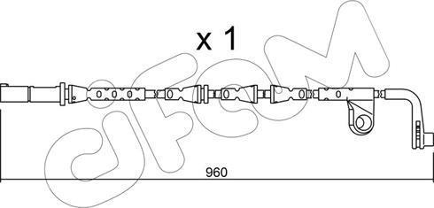 Cifam SU.220 - Сигнализатор, износ тормозных колодок autospares.lv