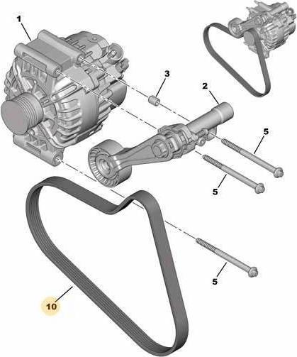 CITROËN 5750.RG - Поликлиновой ремень autospares.lv