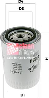 Clean Filters DA 990 - Фильтр охлаждающей жидкости autospares.lv