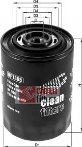 Clean Filters DF1889 - Масляный фильтр autospares.lv