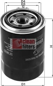 Clean Filters DF 863/A - Масляный фильтр autospares.lv