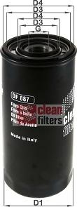 Clean Filters DF 887 - Масляный фильтр autospares.lv