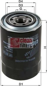 Clean Filters DF 827/A - Масляный фильтр autospares.lv