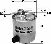 Clean Filters DN2701 - Топливный фильтр autospares.lv