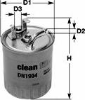 Clean Filters DN1904 - Топливный фильтр autospares.lv