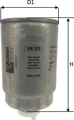 Clean Filters DN 323 - Топливный фильтр autospares.lv