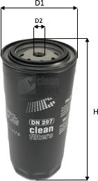 Clean Filters DN 297 - Топливный фильтр autospares.lv