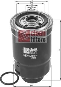 Clean Filters DN 251/A - Топливный фильтр autospares.lv