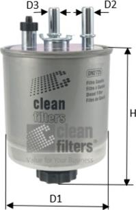 Clean Filters DN2725 - Топливный фильтр autospares.lv