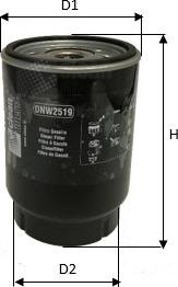 Clean Filters DNW2519 - Топливный фильтр autospares.lv