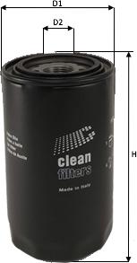 Clean Filters DO1875 - Масляный фильтр autospares.lv