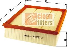 Clean Filters MA1066 - Воздушный фильтр, двигатель autospares.lv