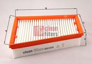 Clean Filters MA3456 - Воздушный фильтр, двигатель autospares.lv