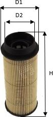 Clean Filters MG3616 - Топливный фильтр autospares.lv