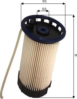 Clean Filters MG3621 - Топливный фильтр autospares.lv