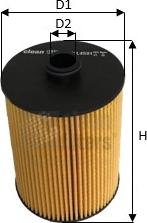 Clean Filters ML4591 - Масляный фильтр autospares.lv